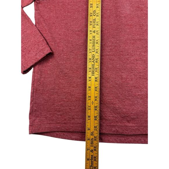 Ariat Rebar Pullover Womens XL Rosewood Red 1/4 Zip Work Utility Sweatshirt - Picture 13 of 13